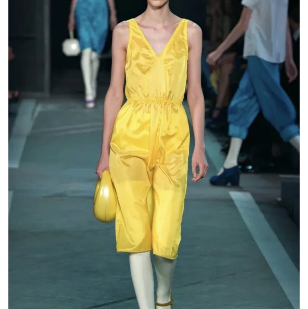 NWT Marc by Marc Jacobs Brilliant Lemon Spring/Summer 2015 Dress Size S